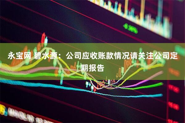 永宝网 碧水源：公司应收账款情况请关注公司定期报告